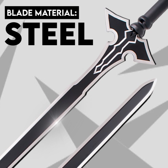 Sword Art Online Stainless Steel Kirito Long Sword 112cm - Katana
