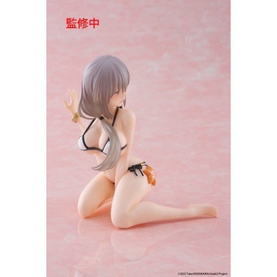 Taito Prize Uzaki-chan Wants to Hang Out! Desktop Cute Ver. Swimwear Figure 13cm - Tsuki Uzaki - Plastic figure