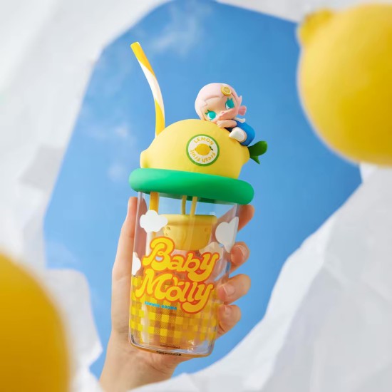 Pop Mart Baby Molly Fruity Aroma Series Straw Cup - Glāze ar salmiņu