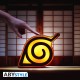 ABYstyle Naruto Shippuden LED Lamp 21cm (works with 3xAA batteries) - Konoha - LED lampa