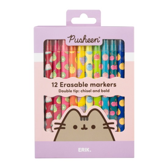 Grupo Erik Pusheen Fruits Set of 12 Eraseable Markers - Комплект маркер