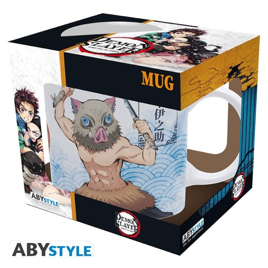 ABYstyle Demon Slayer Ceramic Mug 320ml - Zenitsu & Inosuke - Krūze