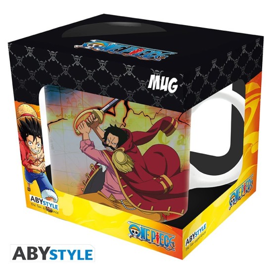 ABYstyle One Piece Ceramic Mug 320ml - Roger vs Whitebeard - Krūze