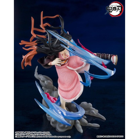 Tamashii Nations Demon Slayer Kimetsu no Yaiba Figuarts Zero Figure 20cm - Nezuko Kamado Demon Form Advancing ver. - Plastmasas figūriņa