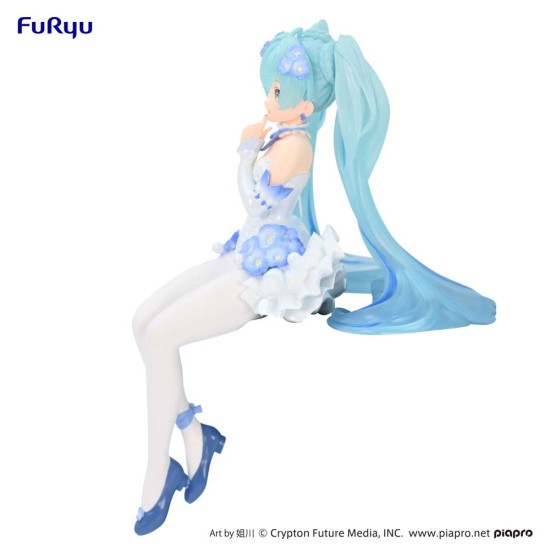 Furyu Hatsune Miku Noodle Stopper Ver. Flower Fairy Nemophila Figure 15cm - Hatsune Miku - Plastmasas figūriņa