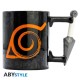 ABYstyle Naruto Shippuden Gift Set 3D Mug / Glass 400 ml / Keychain - Komplekts krūze / glāze / atslēgu piekariņš