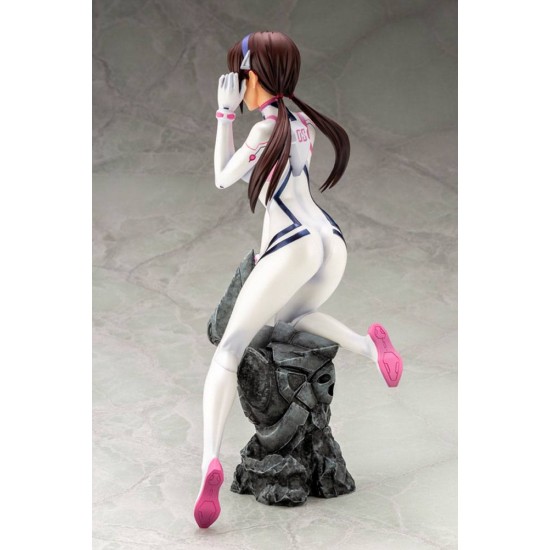 Kotobukiya Rebuild of Evangelion Thrice Upon A Time Ver. Illustrious White Plugsuit 1/6 Figure 24cm - Mari Makinami - Plastmasas figūriņa