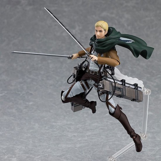 Good Smile Company Attack on Titan Figma Action Figure 15cm - Erwin Smith - Plastmasas figūriņa