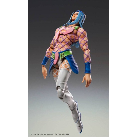 Medicos Entertainment Jojo's Bizarre Adventure Part 6 Stone Ocean Action Chozokado Figure 15cm - Narciso A - Plastmasas figūriņa