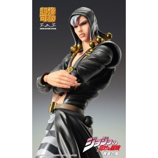 Medicos Entertainment Jojo's Bizarre Adventure Part 5 Super Action Chozokado Figure 16cm - Risotto Nero - Plastmasas figūriņa