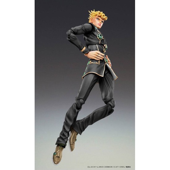 Medicos Entertainment Jojo's Bizarre Adventure Part 5 Super Action Chozokado Figure 15cm - Giorno Giovanna - Plastmasas figūriņa