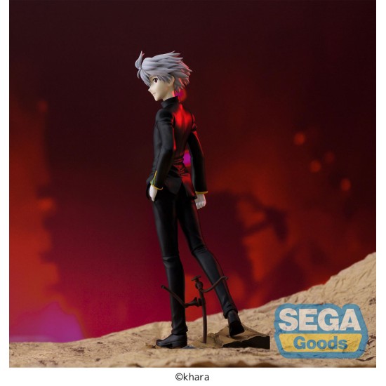 Sega Evangelion 4.0 Thrice Upon a Time SPM Vignetteum Ver. Commander Suit Figure 19cm - Kaworu Nagisa - Plastmasas figūriņa