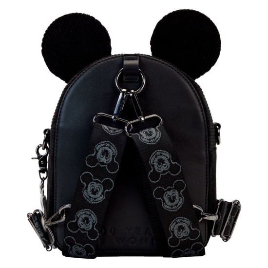 Loungefly Disney Mickey Mouse Classic Convertible Mini Backpack / Shoulder Bag 20cm - Mugursoma / Pleca soma