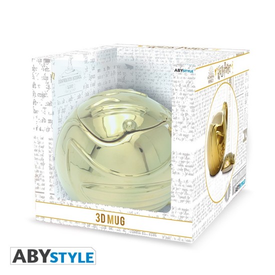 ABYstyle Harry Potter 3D Dolomite Mug 450ml - Golden Snitch - Krūze