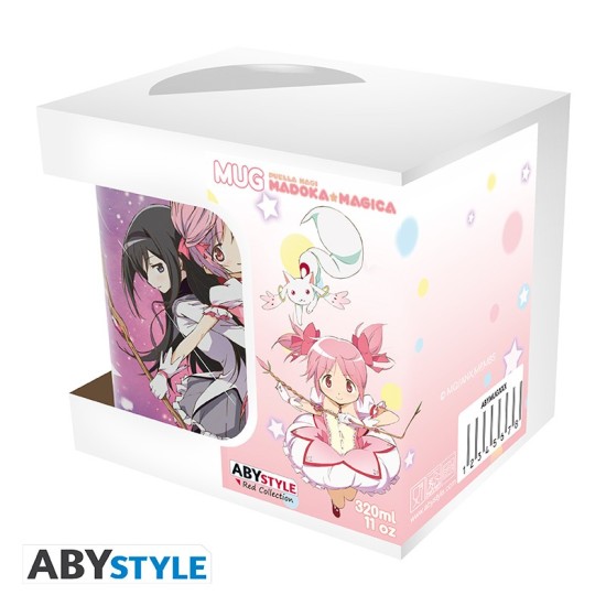 ABYstyle Puella Magi Madoka Magica Ceramic Mug 320ml - Madoka & Homura - Krūze