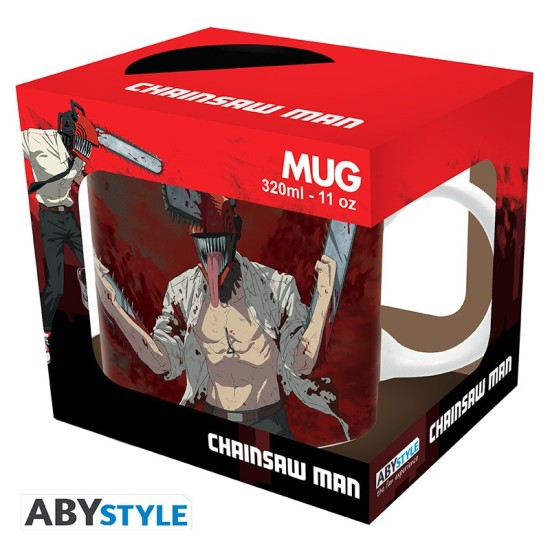 ABYstyle Chainsaw Man Ceramic Mug 320ml - Chainsaw Man - Krūze