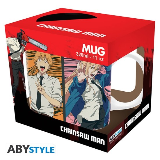 ABYstyle Chainsaw Man Ceramic Mug 320ml - Devil Hunters - Krūze