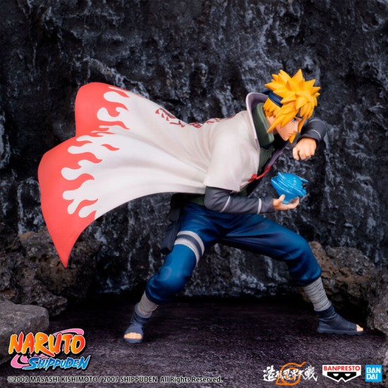 Banpresto Naruto Shippuden F Colosseum Figure 12cm - Namikaze Minato - Plastmasas figūriņa