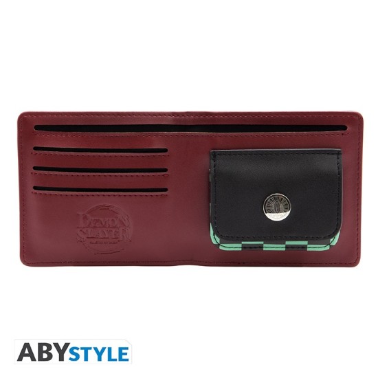 ABYstyle Demon Slayer Premium Bi-fold Wallet 9.5 x 11cm - Naudas maks