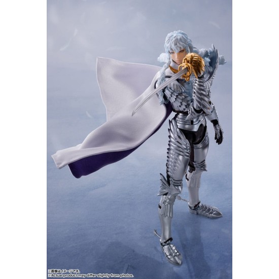 Tamashii Nations Berserk S.H. Figuarts Action Figure 15cm - Griffith (Hawk of Light) - Plastmasas figūriņa