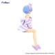 Furyu Re:Zero Noodle Stopper ver. Purple Color Figure 14cm - Rem Room Wear - Plastmasas figūriņa