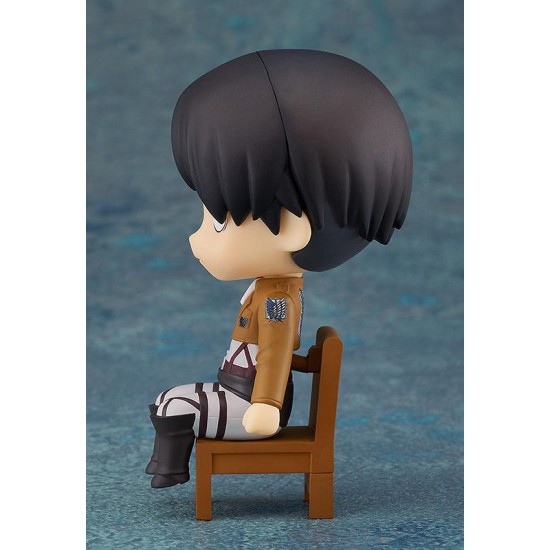 Good Smile Company Attack on Titan Nendoroid Swacchao Figure 10cm - Levi - Plastmasas figūriņa