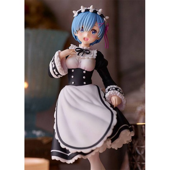 Good Smile Company Re:Zero Starting Life in Another World Ver. Ice Season Figure 17cm - Rem Pop Up Parade - Plastmasas figūriņa