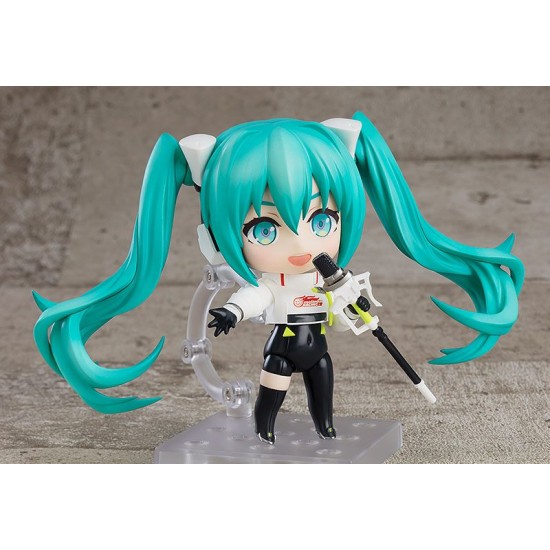 Good Smile Company Hatsune Miku GT Project Ver. 2022 Nendoroid Action Figure 10cm - Racing Miku - Plastmasas figūriņa