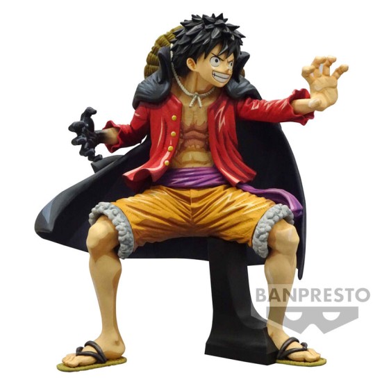 Banpresto One Piece King of Artist Wanokuni II Figure 20cm - Monkey D.Luffy - Plastmasas figūriņa