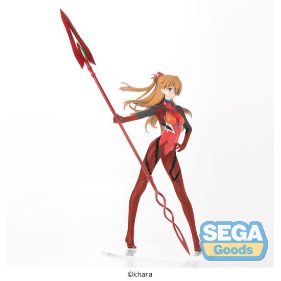 Sega Evangelion New Theatrical Edition LPM Figure 30cm - Asuka x Spear of Cassius (re-run) - Plastmasas figūriņa