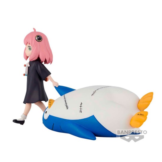 Banpresto Spy x Family Break Time Figure 12cm - Anya Forger & Penguin - Plastmasas figūriņa