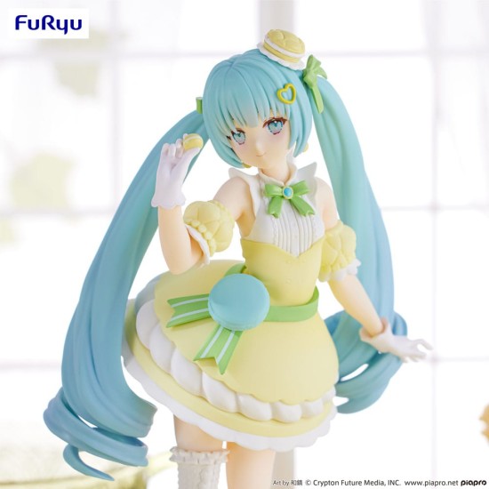 Furyu Hatsune Miku Exceed Creative Sweet Series Ver. Macaron Citron Color Figure 22cm - Hatsune Miku - Plastmasas figūriņa