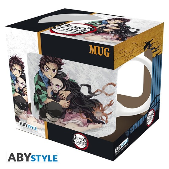 ABYstyle Demon Slayer Ceramic Mug 320ml - Tanjiro & Nezuko - Krūze