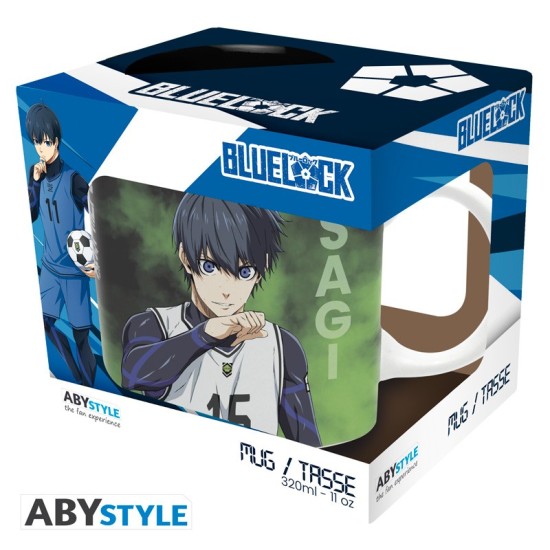 ABYstyle Blue Lock Ceramic Mug 320ml - Isagi vs Rin - Krūze