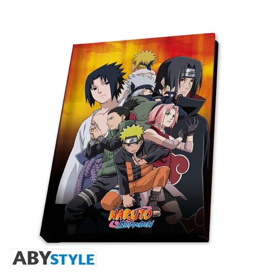 ABYstyle Naruto Shippuden Gift Set Mug 320 ml / Keychain / Notebook - Komplekts krūze / atslēgu piekariņš / klade