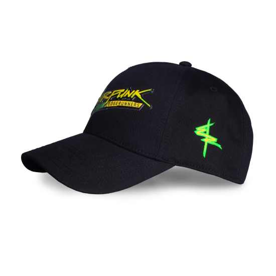 Difuzed Cyberpunk: Edgerunners Logo Adjustable Cap - Kokvilnas cepure ar nagu