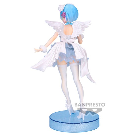 Banpresto Re:Zero Starting Life in Another World Figure 22cm - Rem Clear & Dressy - Plastmasas figūriņa