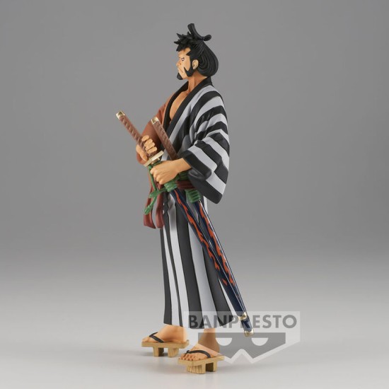 Banpresto One Piece DXF The Grandline Men Figure 17cm - Kin'emon - Plastmasas figūriņa