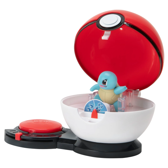 Jazwares Pokemon Surprise Attack Pokeball Battle Game - Squirtle vs Jigglypuff - Galda spēle