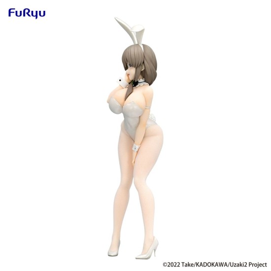 Furyu Uzaki-chan Wants to Hang Out! BiCute Bunnies Ver. White Pearl Figure 29cm - Tsuki Uzaki - Пластмассовая фигурка