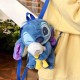 Stitch Plush Backpack 25cm - Blue