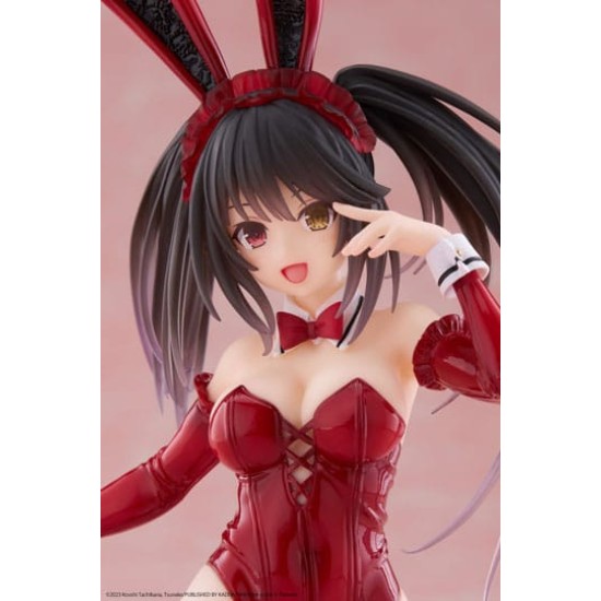 Taito Prize Date A Live Cute Ver. Bunny Figure 13cm - Kurumi Tokisaki - Пластмассовая фигурка