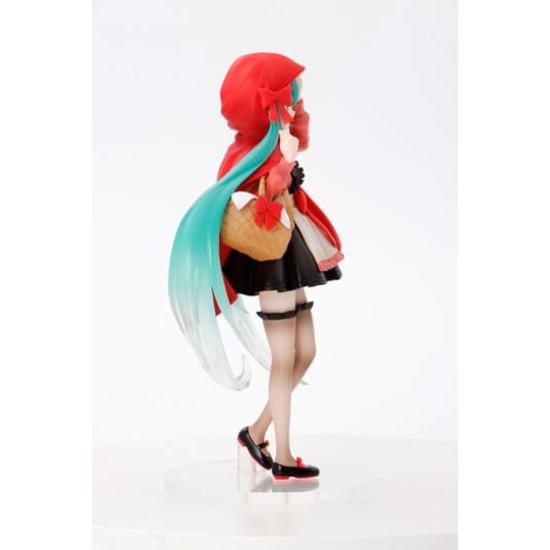 Taito Prize Hatsune Miku Wonderland Ver. Little Red Riding Hood Figure 18cm - Hatsune Miku - Plastmasas figūriņa