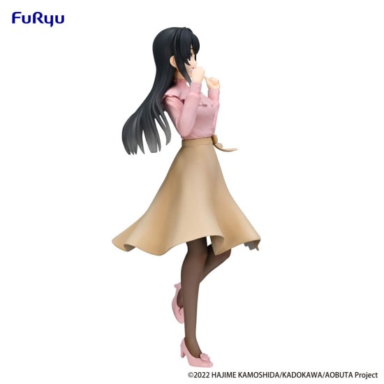 Furyu Rascal Does Not Dream of a Bunny Girl Senpai Trio-Try-iT Ver. Spring Outfit Figure 21cm - Mai Sakurajima - Plastmasas figūriņa