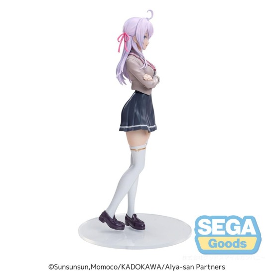 Sega Alya Sometimes Hides Her Feelings in Russian Luminasta Ver. Uniform Figure 18cm - Alya - Plastic figure