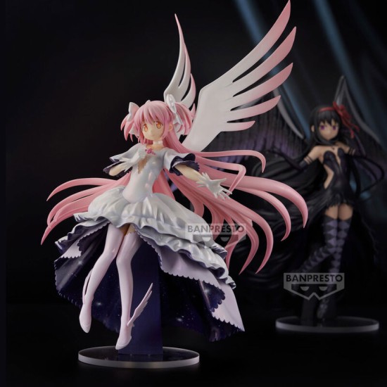 Banpresto Puella Magi Madoka Magica The Movie Figure 18cm - Ultimate Madoka - Plastmasas figūriņa