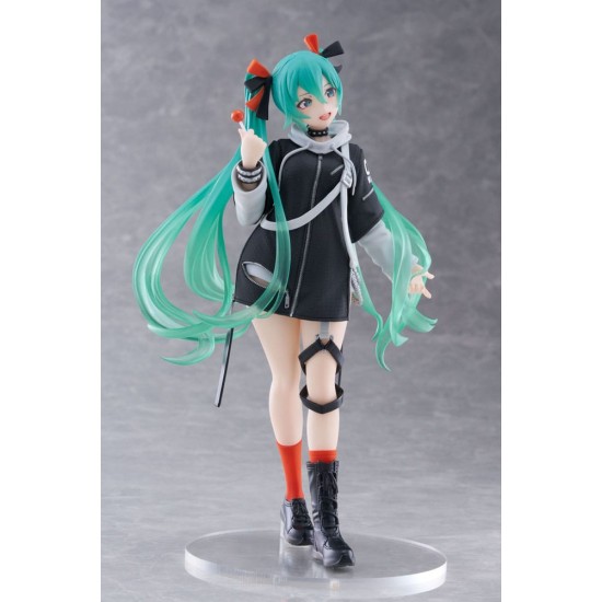 Taito Prize Hatsune Miku Wonderland Ver. Fashion Punk Figure 18cm - Hatsune Miku - Plastmasas figūriņa
