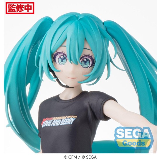Sega Hatsune Miku x Love and Berry Dress Up and Dance! Desktop x Decorate Collections Ver. Berry Costume Figure 17cm - Hatsune Miku - Plastic figure