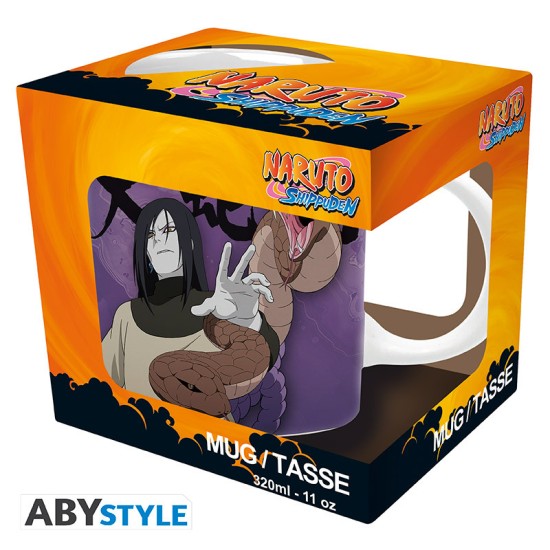 ABYstyle Naruto Shippuden Ceramic Mug 320ml - Orochimaru & Sasuke - Krūze