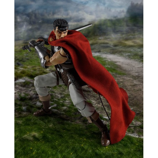 Tamashii Nations Berserk S.H. Figuarts Action Figure 16cm - Guts The Band of the Hawk - Plastmasas figūriņa